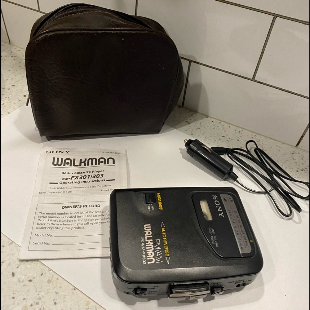 1994 Sony Walkman radio cassette player